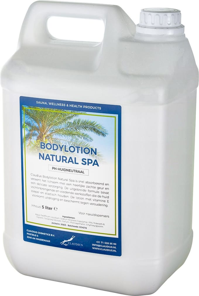 Bodylotion Natural Spa 5 Liter - navulling