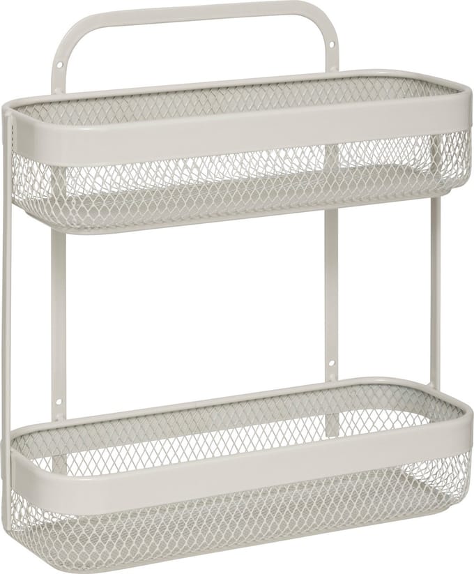 MAYAJ keukentablet, 2-niveau, metalen staande plank