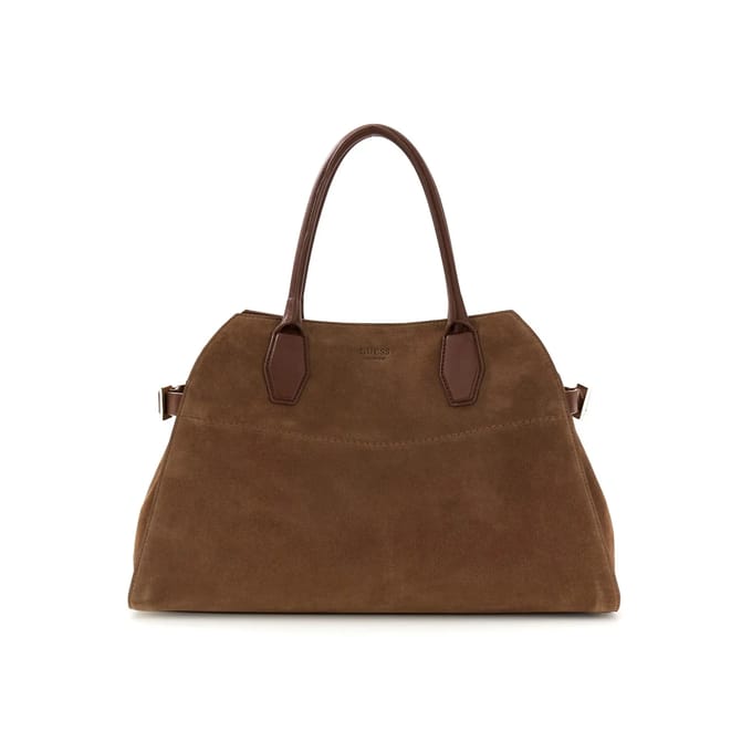 Guess Liza Schoudertas M Leder 42 cm - Dames - chocolate