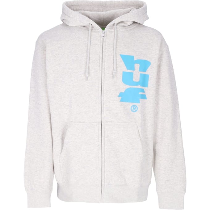 Megablast Herenhoodie met rits en volledige ritssluiting Athletic Heather
