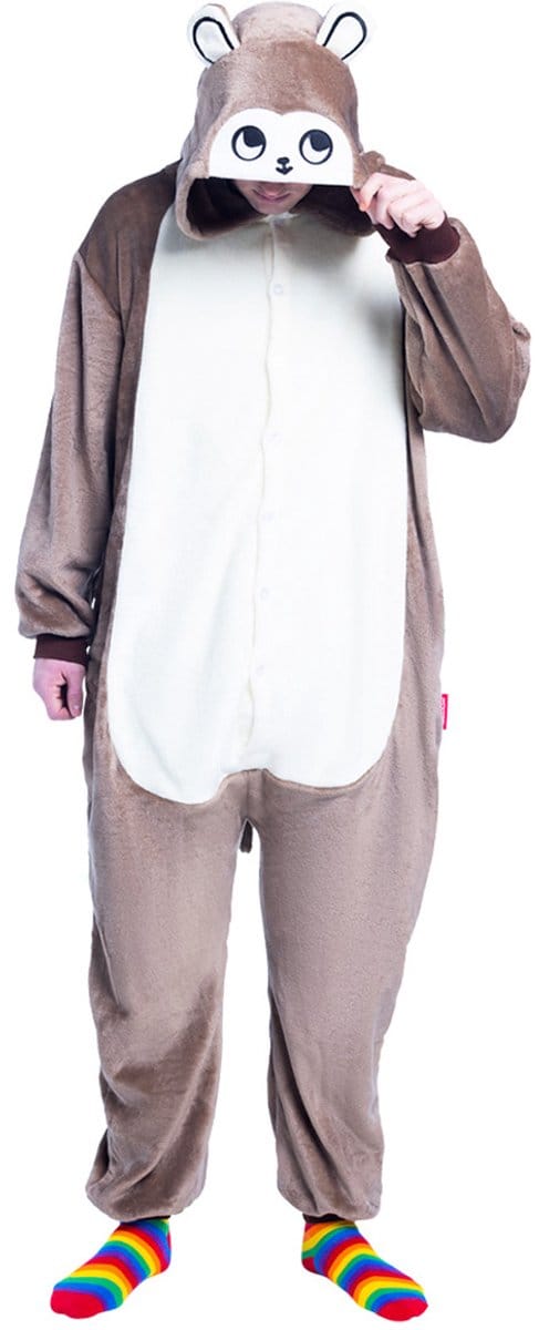 Onesie Zatte Aap - Maat XL/XXL