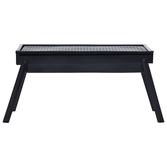 vidaXL Campingbarbecue draagbaar 60x22,5x33 cm roestvrij