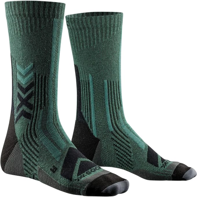 X-socks Hike Perform Merino Crew Sokken Groen EU 39-41