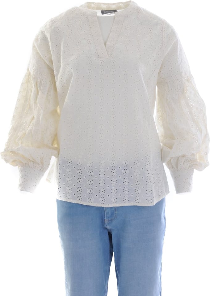 Geisha - Blouse - Wit
