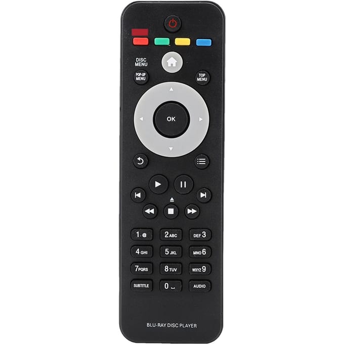 Pour Télécommande Lecteur Blu-Ray RC 2820 Télécommande à Gros Boutons white