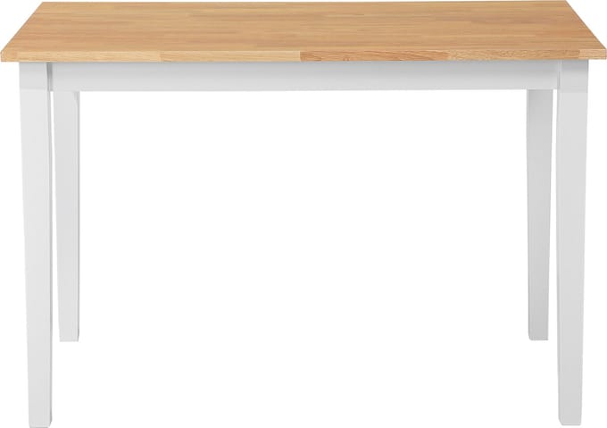 GEORGIA - Eettafel - Lichtbruin/Wit - 68 x 115 cm - Hout