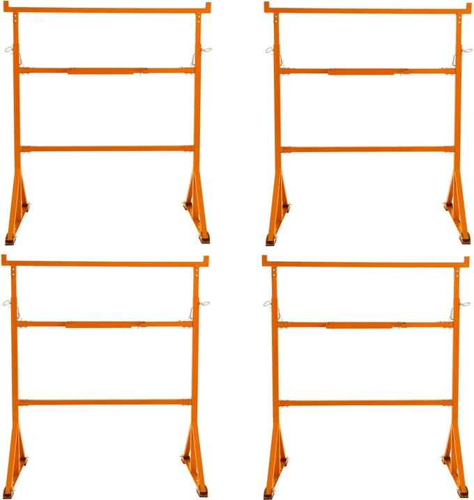 Metsersschraag - x 4 - oranje - 200 kg draagvermogen