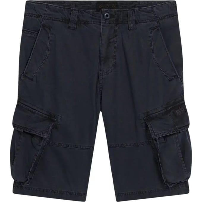 straight fit shorts met cargozakken model 'Core'