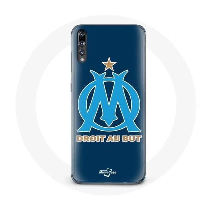 Hoesje voor Huawei p20 Marseille OM Blauw blauw