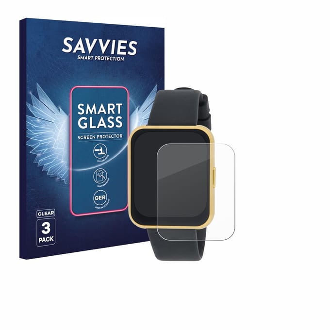 3 Stuks Savvies Screenprotector - geschikt voor Liu Jo Mini Slim 2.0 - beschermfolie glas transparant