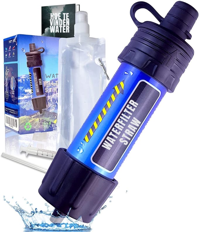 Zyrex® Waterfilter noodpakket - Waterfilter - Blauw - 3cm x 3cm x 14cm