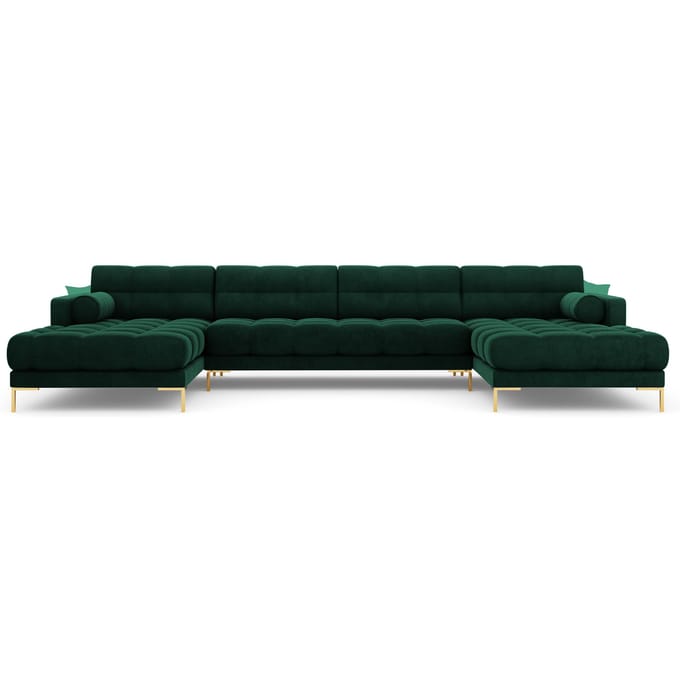 U-hoekbank Bali velvet | Cosmopolitan Design