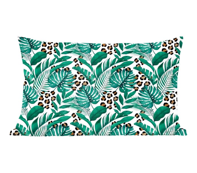 Sierkussens - Kussentjes Woonkamer - 60x40 cm - Bladeren - Tropisch - Jungle