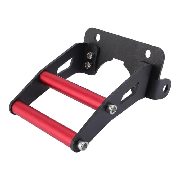 Support de pied arrière de scooter adapté pour scooter électrique M4 Accessoires de guidon arrière Alliage d'aluminium black