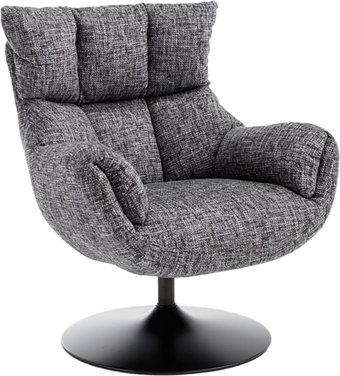 Tower Living Fauteuil Force Imo 60 Donkergrijs Draaibaar