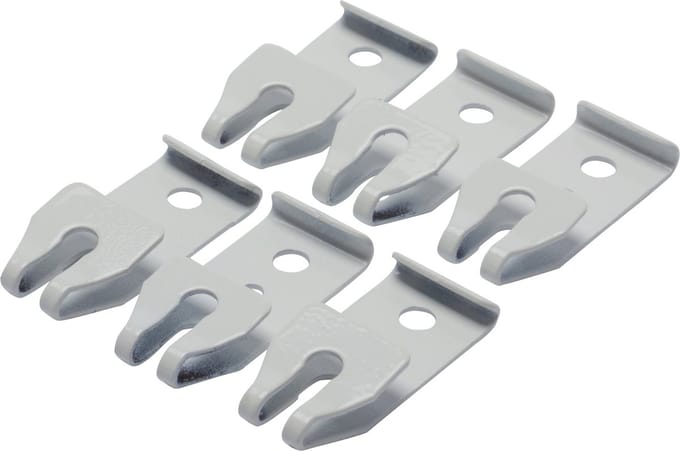 Intensions plafondsteun gordijnrail plus - uitschuifbaar - wit - 6 stuks
