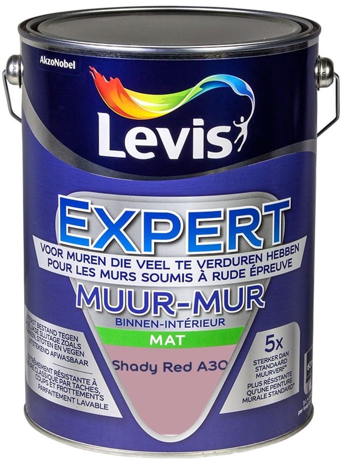 Levis - Expert Muur Binnen Mix - Shady Red A30 - Mengverf - 5 L