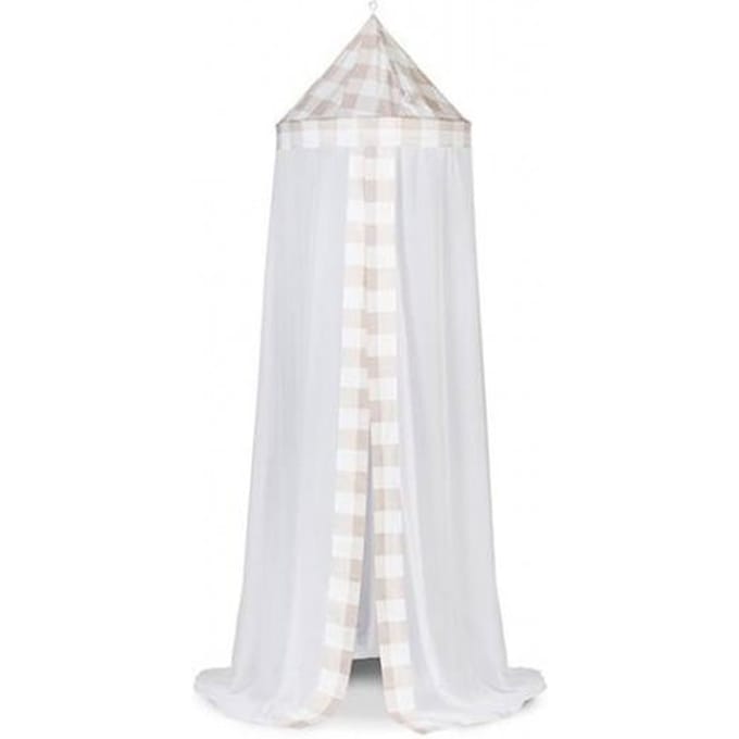 Jollein Check - Klamboe Voile - Zand