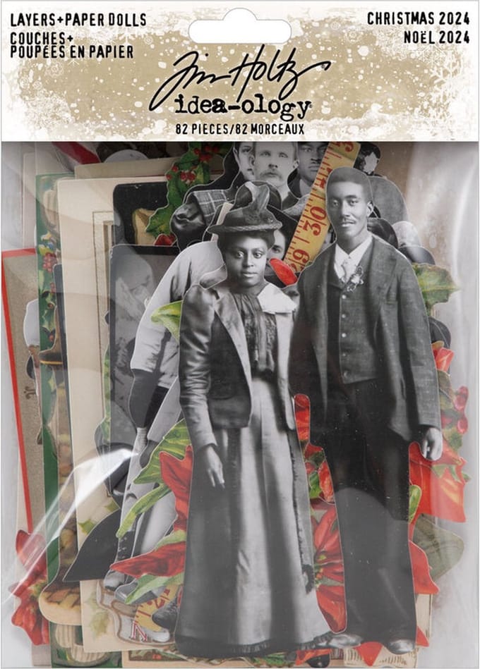 Idea-ology Tim Holtz - Christmas 2024 Layers + Paper Dolls (TH94414)