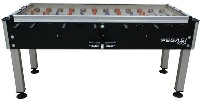 Pegasi Voetbaltafel Forza XL Pro - Zwart - Kickertafel - Voetbaltafel