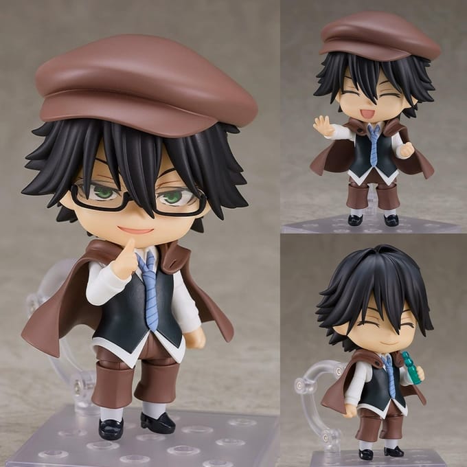 Version Q Nendoroid Anime Périphérie Figurines d'Action Visage Interchangeable Articulation Mobilité Poupée Ornement de Bureau Collection Garçon Cadeau Parfait gray