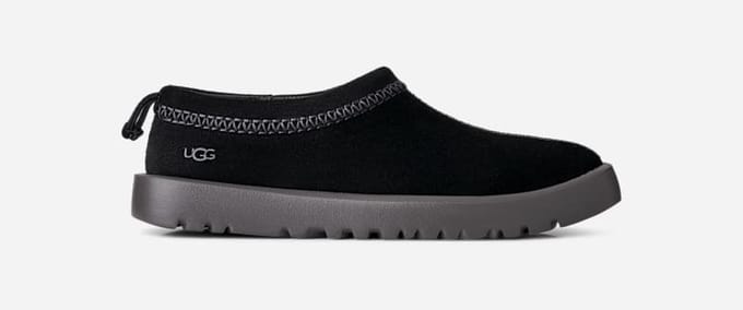 UGG® Tasman Unlined Suede in Black, Size 9