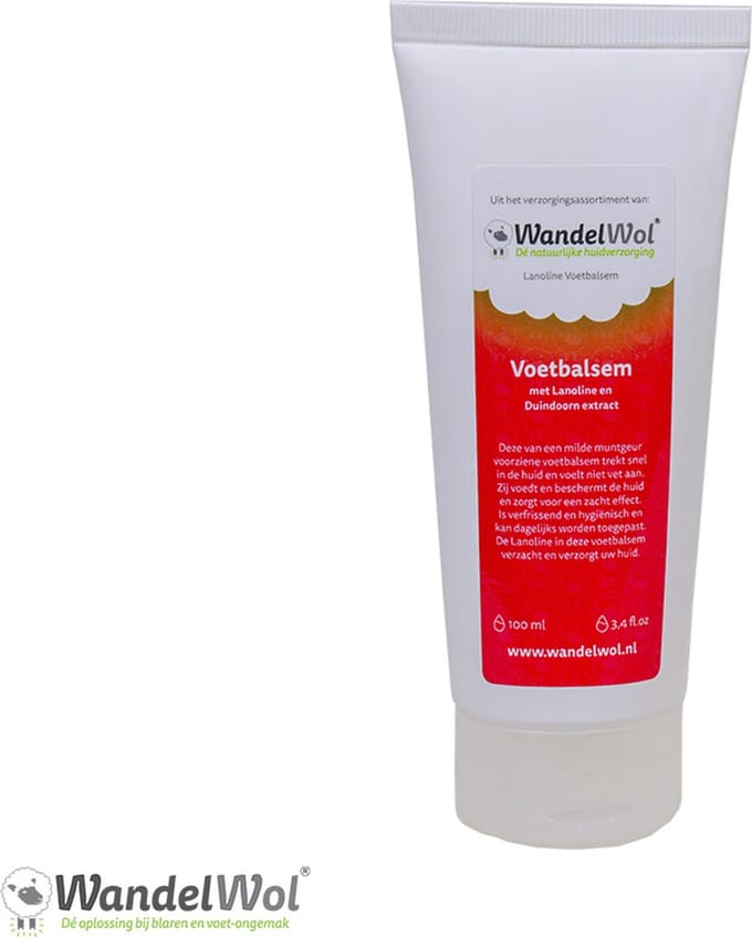 WandelWol - Lanoline Voetbalsem - 100ML