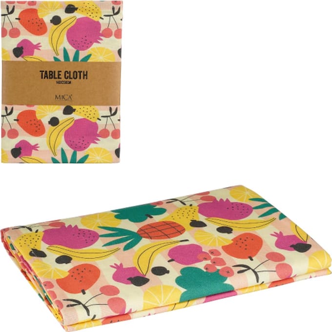 Mica Decorations Miah Tafelkleed - 250 x 140 cm - Geel