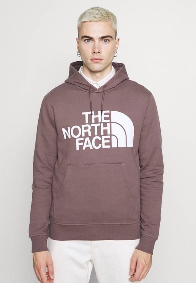 The North Face Standard Heren Hoodie in Graphite Purple