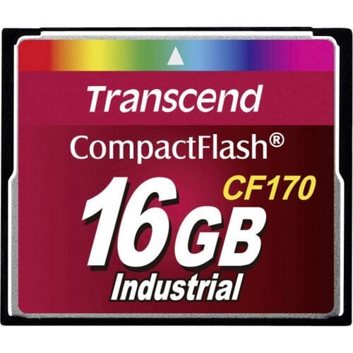 Transcend CompactFlash 170x Industrial - 86MB/s - 16GB