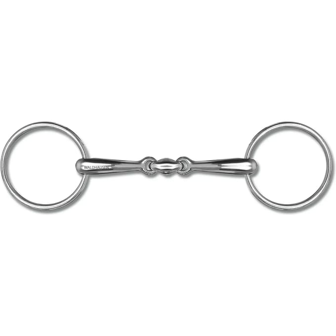 Waldhausen Bit Watertrens Dubbel Gebroken 13 cm Massief