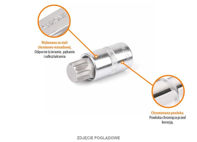 SPLINE 1/2” 1/2"