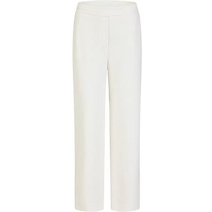 Wide Fit jersey 7/8-broek Van Rabe wit