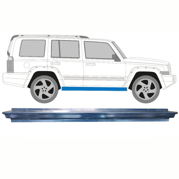 Buiten reparatiepaneel dorpel voor Jeep Commander 2005-2010 / Links = Rechts