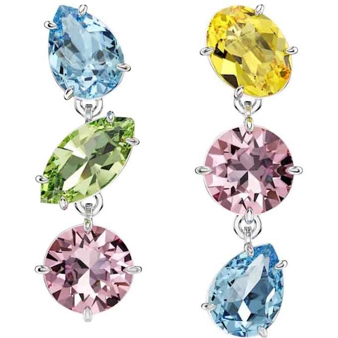 Boucles d'oreilles pendantes Gema Swarovski 5692406 Multicolor|F|Box (Random Color) blue