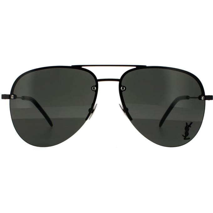 Saint Laurent zonnebril SL Classic 11 m 001 zwart grijs