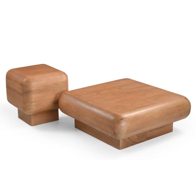 Starfurn - Salontafel - Bruin - 80x80x32 cm
