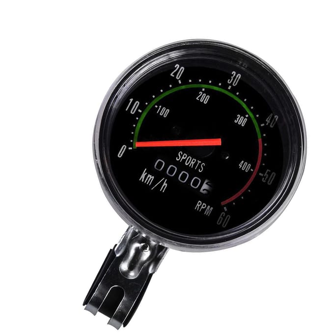Fietssnelheidsmeter Fietssnelheidsmeter Circulair Universeel Mechanisch Nauwkeurige Meting gray