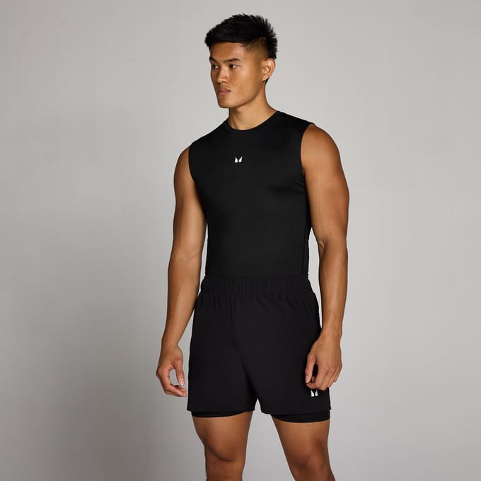 MP Heren Basislaag Tanktop - Zwart - L