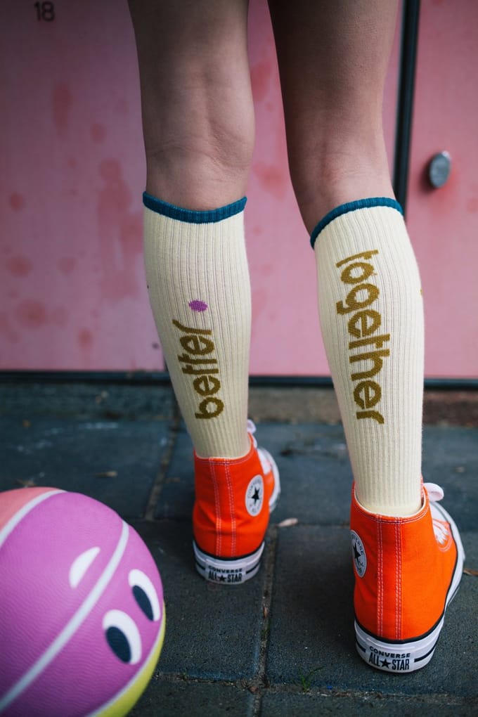 Sticky Lemon - sportieve kniekousen - beter samen