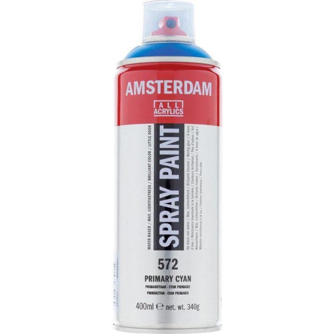 Spraypaint - 572 Primaircyaan - Amsterdam - 400 ml