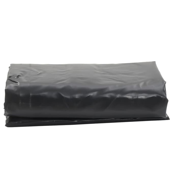 vidaXL - Zeil - 650g - / - m² - Antraciet - 4 - x - 7 - m - Canvas - met - PVC-coating