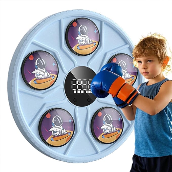 Boks Trainer - Muziek Punching Target - Thuis Sporten - Slimme Touchscreen - 40x40cm