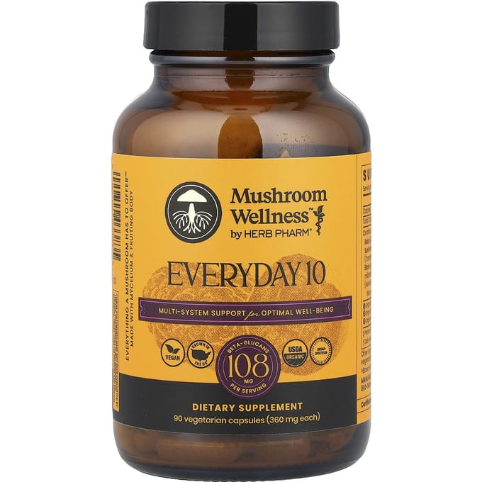Mushroom Wellness™, Everyday 10, 90 Veggie Capsules