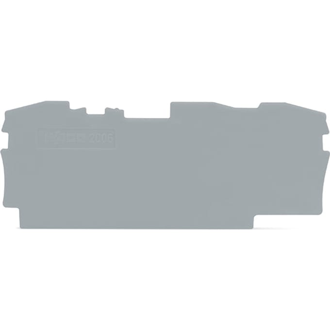 WAGO TopJob S Eind En Scheidingsplaat 1mm Grijs - 2006-1391 [20 Stuks]