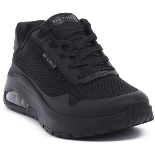 Skechers Uno Flex Spring On Air Sneakers Dames Meisjes 177794 BBK zwart