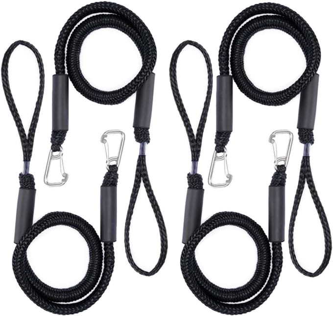 Elastische Trekkoord voor Boot - Bungee Aanleglijnen - 4 Stuks