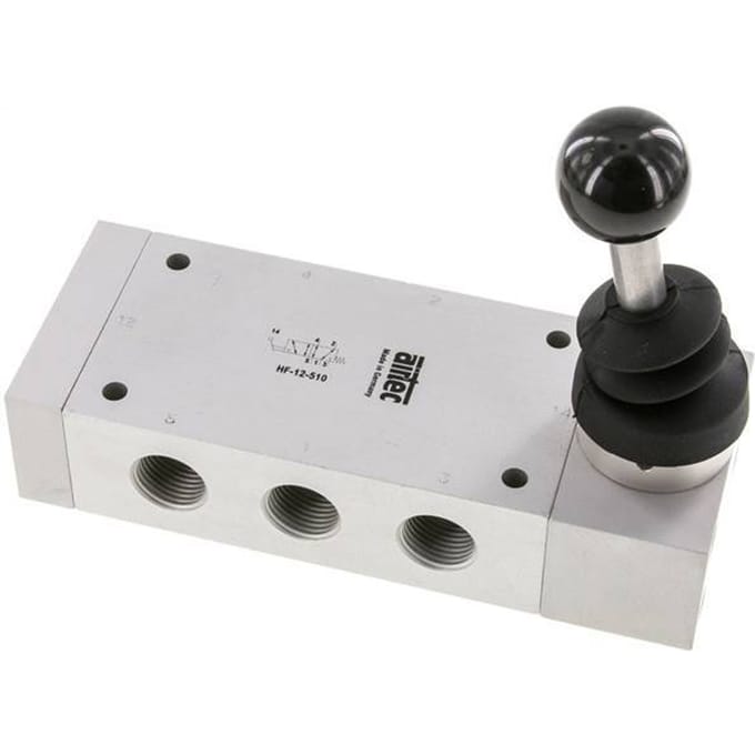 5/2 G1/2'' Handbediende Hefboomafsluiter 0-12bar/0-168psi Airtec