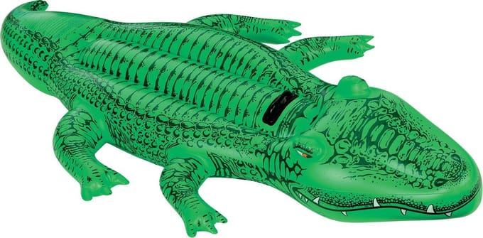 Krokodil opblaasbaar - Intex - Zomerspullen - Vakantie - Zomer - Zwembad - Krokodil