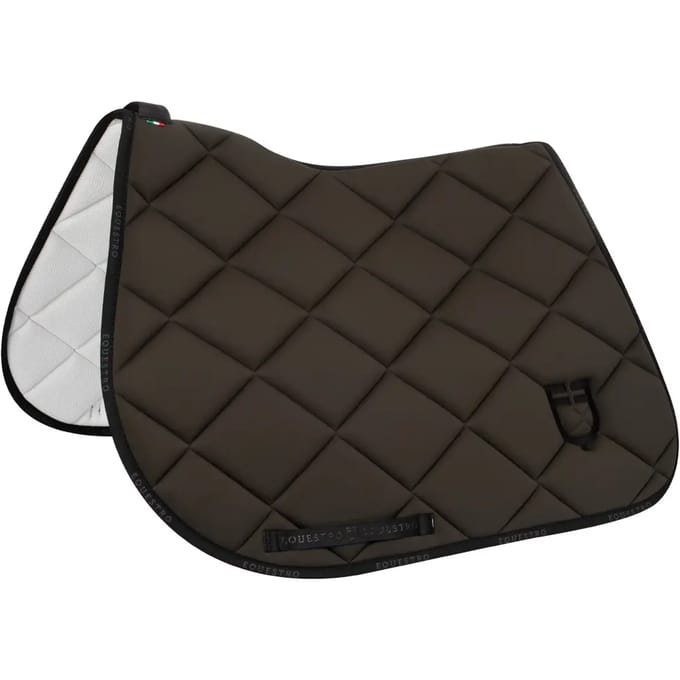Technisch stoffen springzadeldoek met logo voor paard Equestro